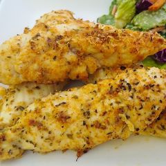 A picture of Garlic Parmesan Chicken Tenderloins.