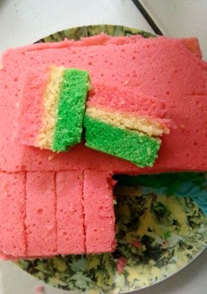 Foto resep Bolu Kukus Pelangi