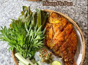 Gambar Talapia Merah Miang Pla Pao