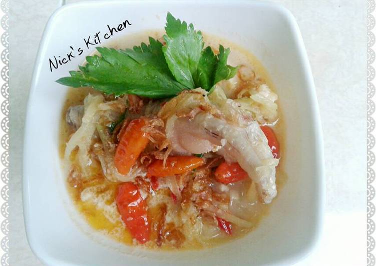 Lontong Sayur Lebaran (Labu Siam)