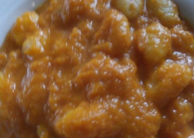 Gnocchi alla crema di zucca