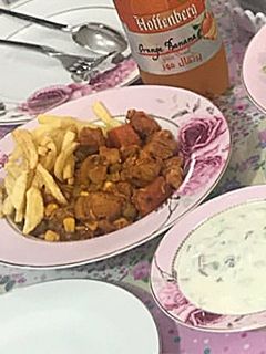 عکسی از دستور خورشت مرغ و قارچ