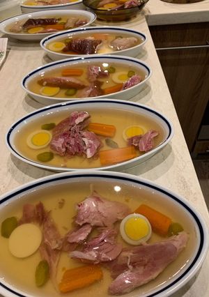 Kocsonya füstölt csülökből recept fotója