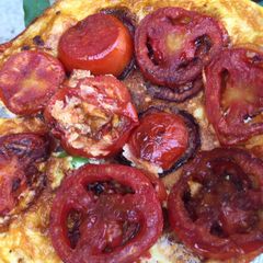 Red omelette recipe A picture of Red omelette recipe.