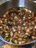 Marinade pour gibier aux cranberries, oignon, thym, vin rouge, échalotes et citron