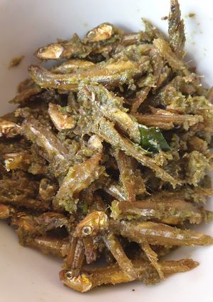 Foto resep Teri cabe hijau