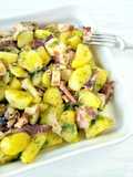 Ensalada de patata y pulpo (o versión low cost con potón)