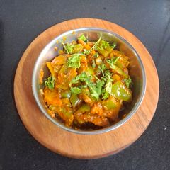 Capsicum Sabzi A picture of Capsicum Sabzi.