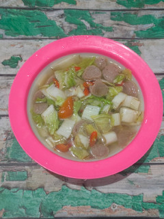 Foto resep Tumis Sawi Bakso