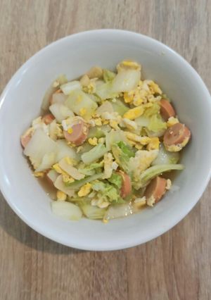 Foto resep Ca Sawi Putih dengan telur