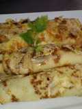 Canelones de ternera y champiñones