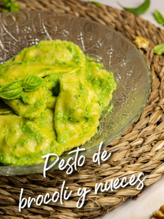 Una foto de 🥦🌰Pesto de Brócoli y Nueces🌰🥦