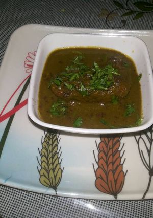 कमल ककड़ी कोफ्ता पालक ग्रेवी में (Kamal kakdi kofta in palak gravy recipe in hindi) रेसिपी मुख्य फोटो