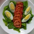 Ensalada de Rúcula, Tomate y Huevo