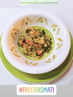 Foto di Riso basmati con verdure