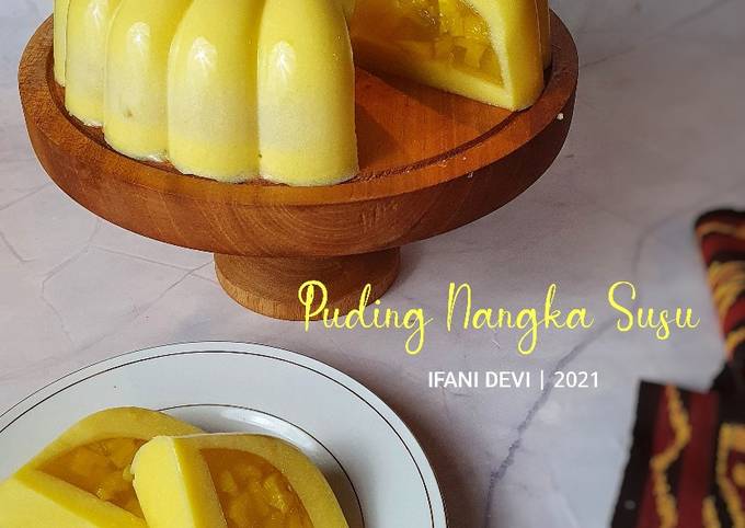 Cara membuat 385. Puding Nangka Susu Cara membuat 385. Puding Nangka Susu