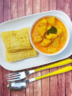 Foto resep Roti Jala Kari Ayam