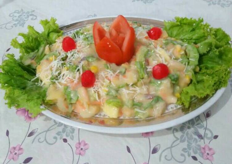Bagaimana Menyiapkan Salad buah, Menggugah Selera