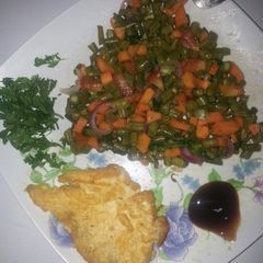 A picture of French beans# vegetable contest#.