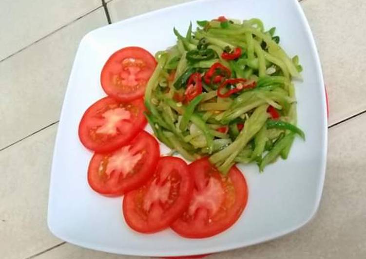 Resep Sayur tumis labu siam/welok, Lezat
