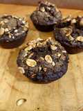 Muffins de cacao sin gluten