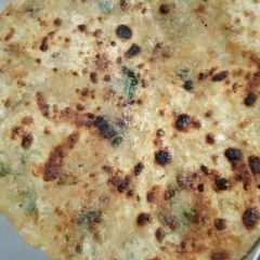 A picture of Aloo and coriander paratha.