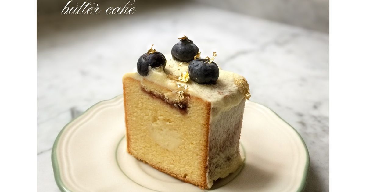 Blueberry Lemon Butter Cake