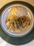 Filete de Pescado en salsa de Coco