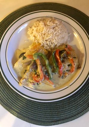 Una foto de Filete de Pescado en salsa de Coco