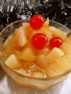 Una foto de Conserva de manzana y pera