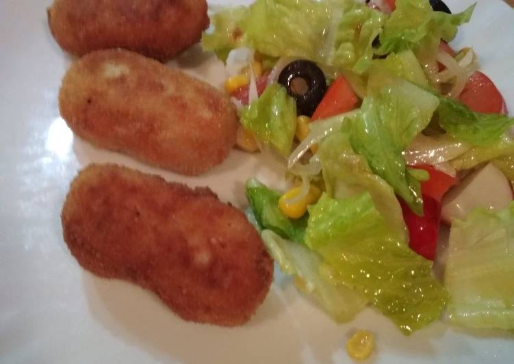 Croquetas de pollo caseras
