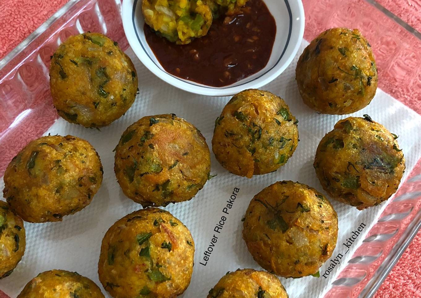 Leftover Rice Pakora