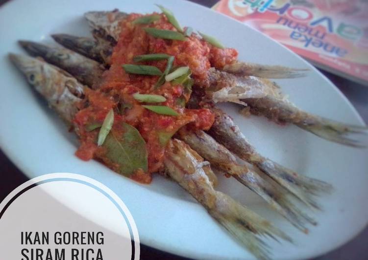 Resep Ikan Goreng Siram Rica Lezat