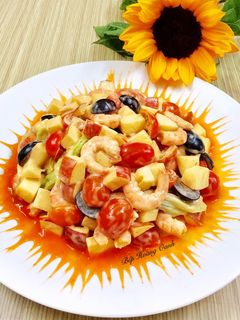 Hình của món Salad Trái Cây Tôm.
