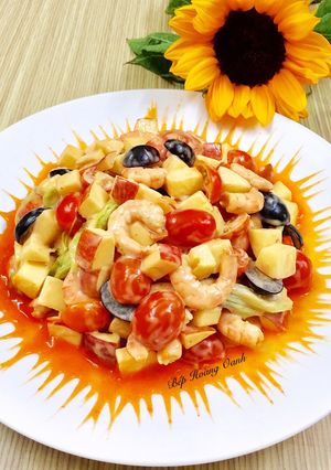 Hình của món Salad Trái Cây Tôm.