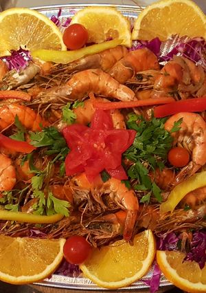 صورة لوصفة جمبري مسلوق بطريقتي