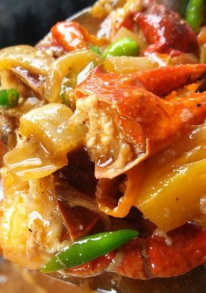 Foto resep Kepiting saos nanas sangat pedas