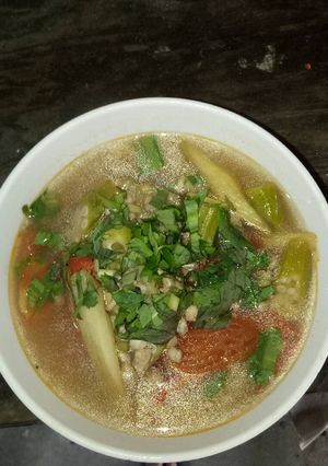 Hình của món Canh chua hến.