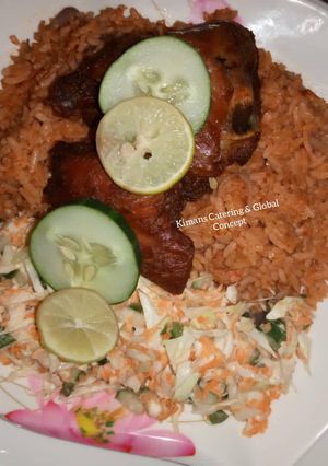 A picture of Jellof rice.