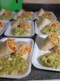 Burritos de pollo
