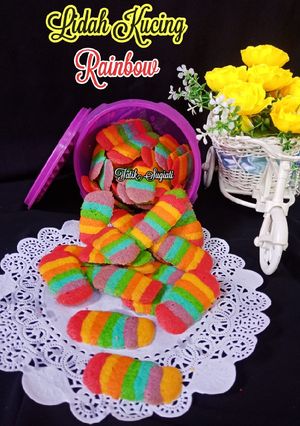 Foto resep Lidah Kucing Rainbow
