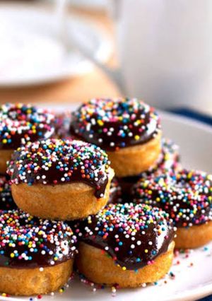 A picture of Mini doughnuts.