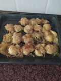 Patatas machacadas