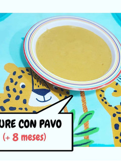 Una foto de Ideas para bebés /Puré con pavo