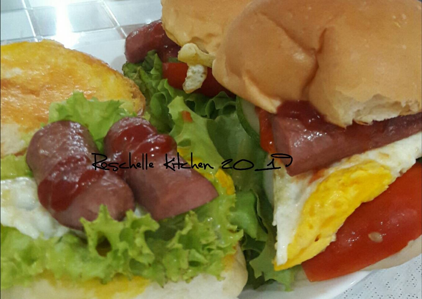Burger Sosis Telur