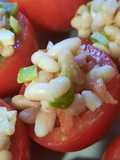 Tomates rellenos de empedrat