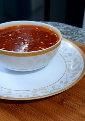 A picture of Samosa Chutney.