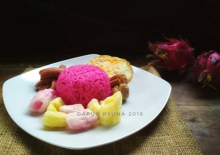 Resep Nasi Goreng Buah Naga, Enak