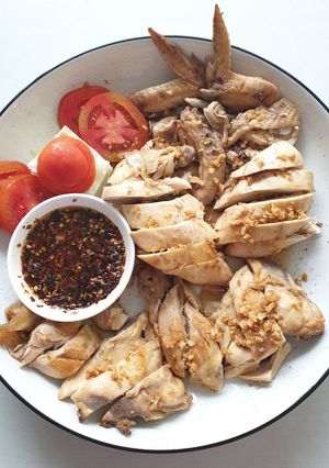 Foto resep Ayam Pek Cam Ke (Hainam)
