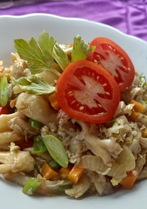 Foto resep Jamur wortel telur saus tiram